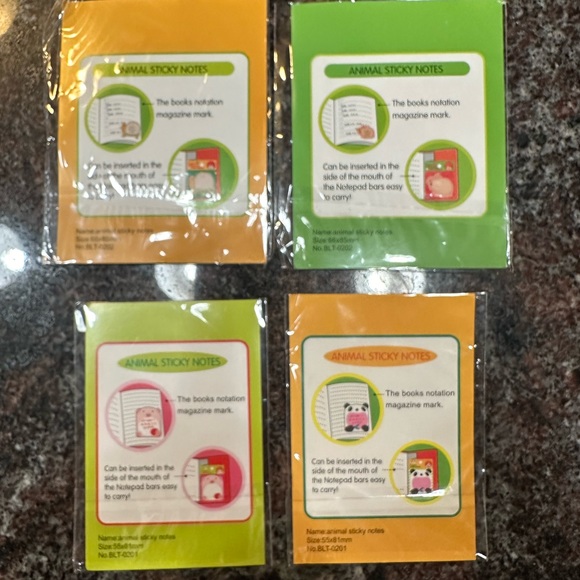 NWT Animal sticky notes - Picture 5 of 6